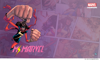 Marvel Champions: Ms. Marvel Game Mat